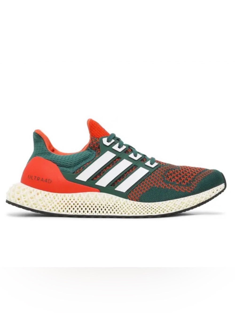 Adidas Ultra 4D Miami Hurricanes Sneakers